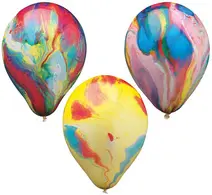 PAPSTAR Ballon de baudruche "Multicolour", diamètre: 220 mm