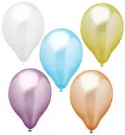 PAPSTAR Ballon de baudruche "Pearly", couleurs assorties