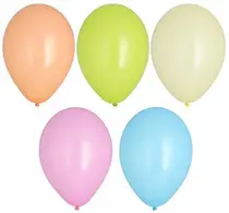 PAPSTAR Ballon de baudruche "Pastel", couleurs assorties