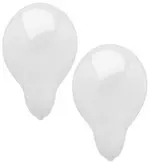PAPSTAR Ballon de baudruche, pack de 100, blanc