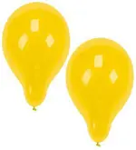 PAPSTAR Ballon de baudruche, diamètre: 250 mm, jaune