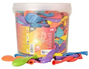 PAPSTAR Ballon de baudruche, assorti, 500 pièces