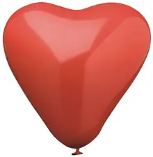 PAPSTAR Ballon de baudruche "Heart", petit, rouge