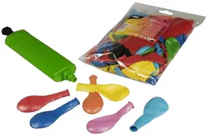 PAPSTAR Ballon de baudruche, incl. pompe, assorti