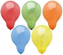 PAPSTAR Ballon de baudruche, diamètre: 160 mm, assorti