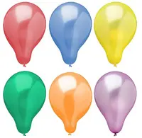 PAPSTAR Ballon de baudruche "Metallic", couleurs assorties