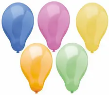 PAPSTAR Ballon de baudruche "Trend", couleurs assorties