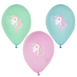 PAPSTAR Ballon de baudruche "Licorne", couleurs assorties