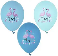 PAPSTAR Ballon de baudruche "Flamingo", couleurs assorties