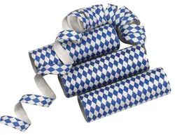 PAPSTAR Serpentins "Bleu bavarois", bleu/blanc