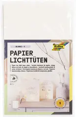 folia Sachet de papier photophore "uni", petit, en papier