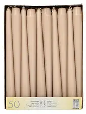 STARPAK Bougie de chandelier, 22 mm, pack de 50, poudré
