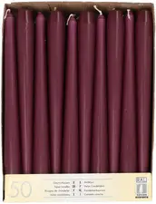 STARPAK Bougie de chandelier, 22 mm, pack de 50, violet