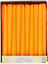 STARPAK Bougie de chandelier, 22 mm, pack de 50, orange