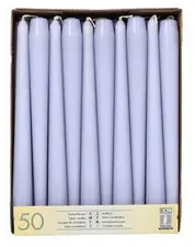 STARPAK Bougie de chandelier, 22 mm, pack de 50, lilas