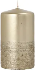 STARPAK Bougie cylindrique "Safe Candle Fia", 60 mm, or