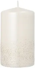 STARPAK Bougie cylindrique "Safe Candle Fia", 60 mm, nacré