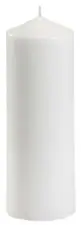 STARPAK Bougie cylindrique, diamètre: 70 mm, blanc