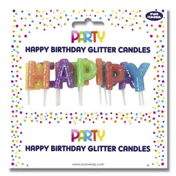 Clairefontaine Set bougies d'anniversaire "Happy Birthday