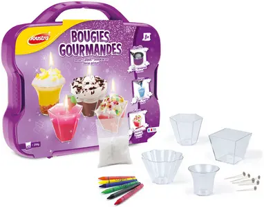Joustra Kit créatif "BOUGIES GOURMANDES", dans une mallette