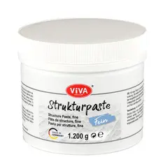 ViVA DECOR Pâte structurée fine, blanc, 1.200 g