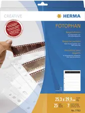 HERMA Pochettes pour négatifs, pour 10 x 4 négatifs, clair