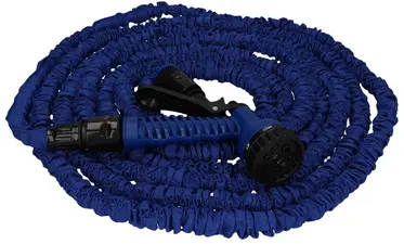 cartrend Tuyau d'arrosage, extensible, 5 à 15 mètres, bleu
