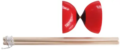 SCHILDKRÖT Diabolo, en polyéthylène, rouge