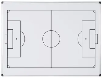 Bi-Office Tableau blanc mural terrain de foot, 900 x 600 mm