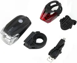 ANSMANN Set d'éclairage LED pour vélo Bikelight Combo 40 Lux