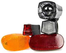 FISCHER Kit de mise à niveau pour vélo, sur piles, 7 pièces