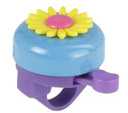 FISCHER Sonnette pour guidon de vélo motif Fleur, assorti