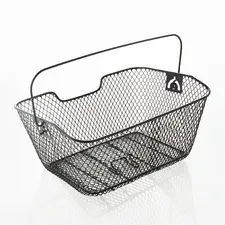 FISCHER Panier pour porte-bagages de vélo, noir