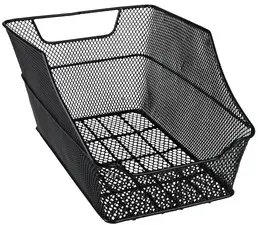 FISCHER Panier de vélo "BIG" pour porte-bagage, noir