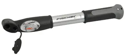 FISCHER Mini pompe à air pour vélo, en aluminium, (H) 295 mm