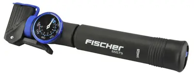 FISCHER Mini pompe à air pour vélo, commutable, noir