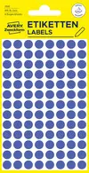 AVERY Zweckform Pastille de couleur, enlevable, 8 mm, rouge