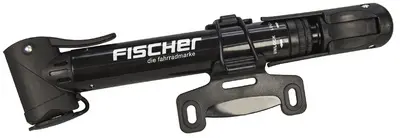 FISCHER Mini pompe à air pour vélo, poignée en T, noir