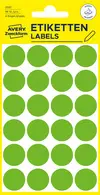 AVERY Zweckform Pastille de couleur, enlevable, 18 mm, vert