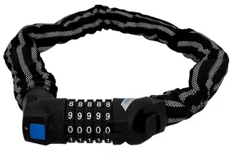 FISCHER Chaîne antivol pour vélo Reflex Code, (L)800 mm