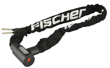FISCHER Chaîne antivol pour vélo, longueur: 900 mm, noir
