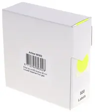 rillprint Pastille de couleur, diamètre: 25 mm, jaune fluo