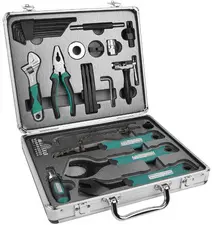BRÜDER MANNESMANN Jeu d'outils pour vélo, mallette 33 pièces