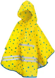 ROTH Poncho de pluie enfants ReflActions "Roar", jaune/bleu