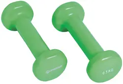 SCHILDKRÖT Haltères vinyle, set de 0,5 kg, vert