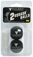 TALBOT torro Balle de squash, extra lent, noir/jaune