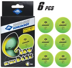 DONIC SCHILDKRÖT Balle de tennis de table "Glow in the dark