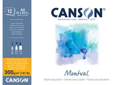 CANSON Bloc de papier aquarelle "Montval", A6, 50 feuilles