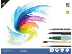 kangaro Bloc de papier aquarelle, 240 x 320 mm, 16 feuilles