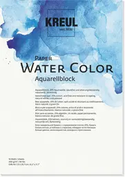 KREUL Bloc pour artistes Paper Water Color, A4, 10 feuilles